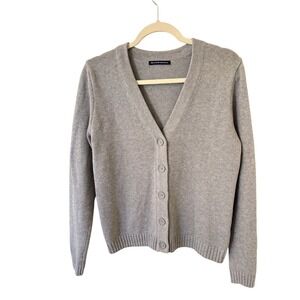 Brandy Melville Gray V Neck Cardigan Like New | Soft Girl Cozy Knit Sweater